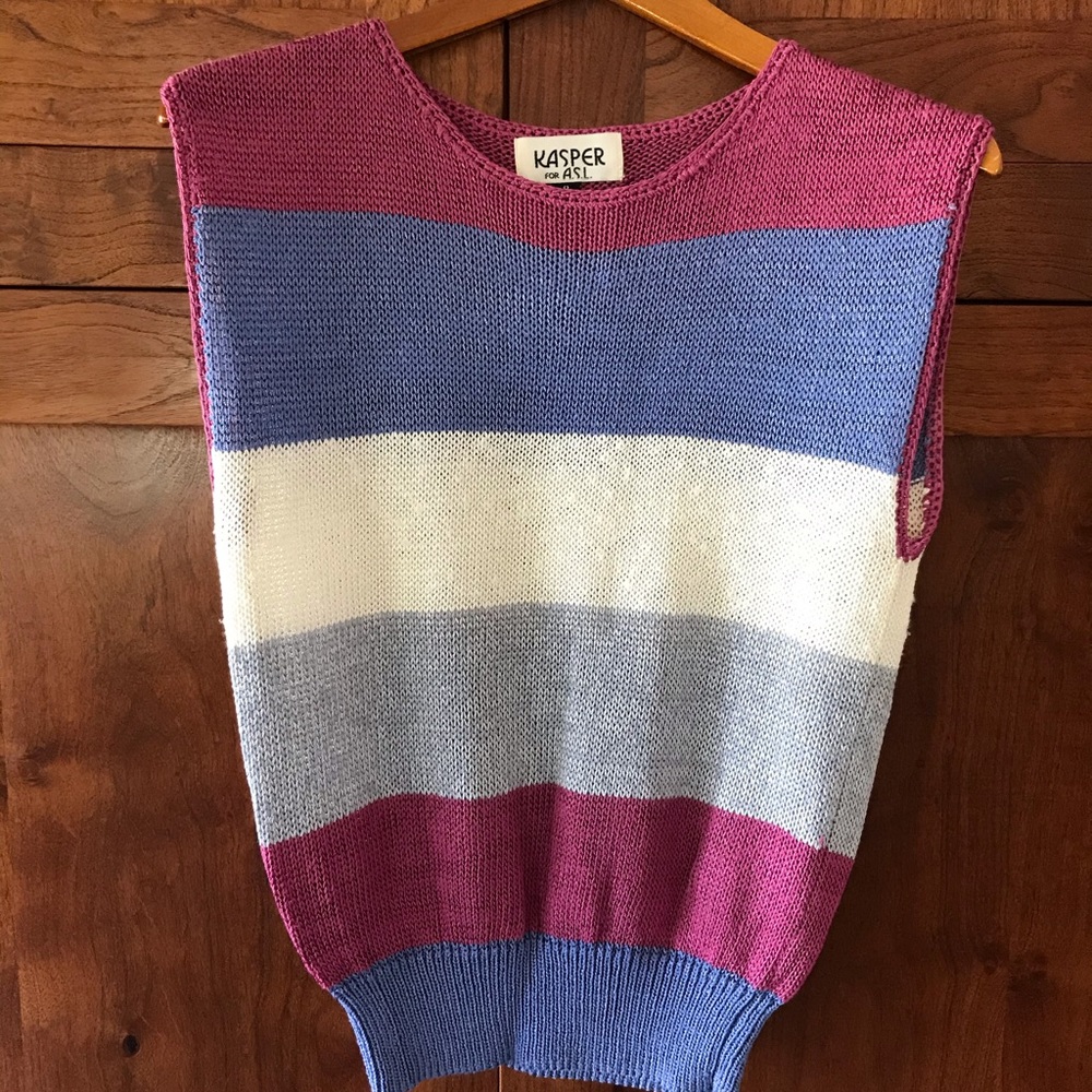 Sleeveless Lightweight Knit Top